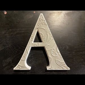 Letter A decoration